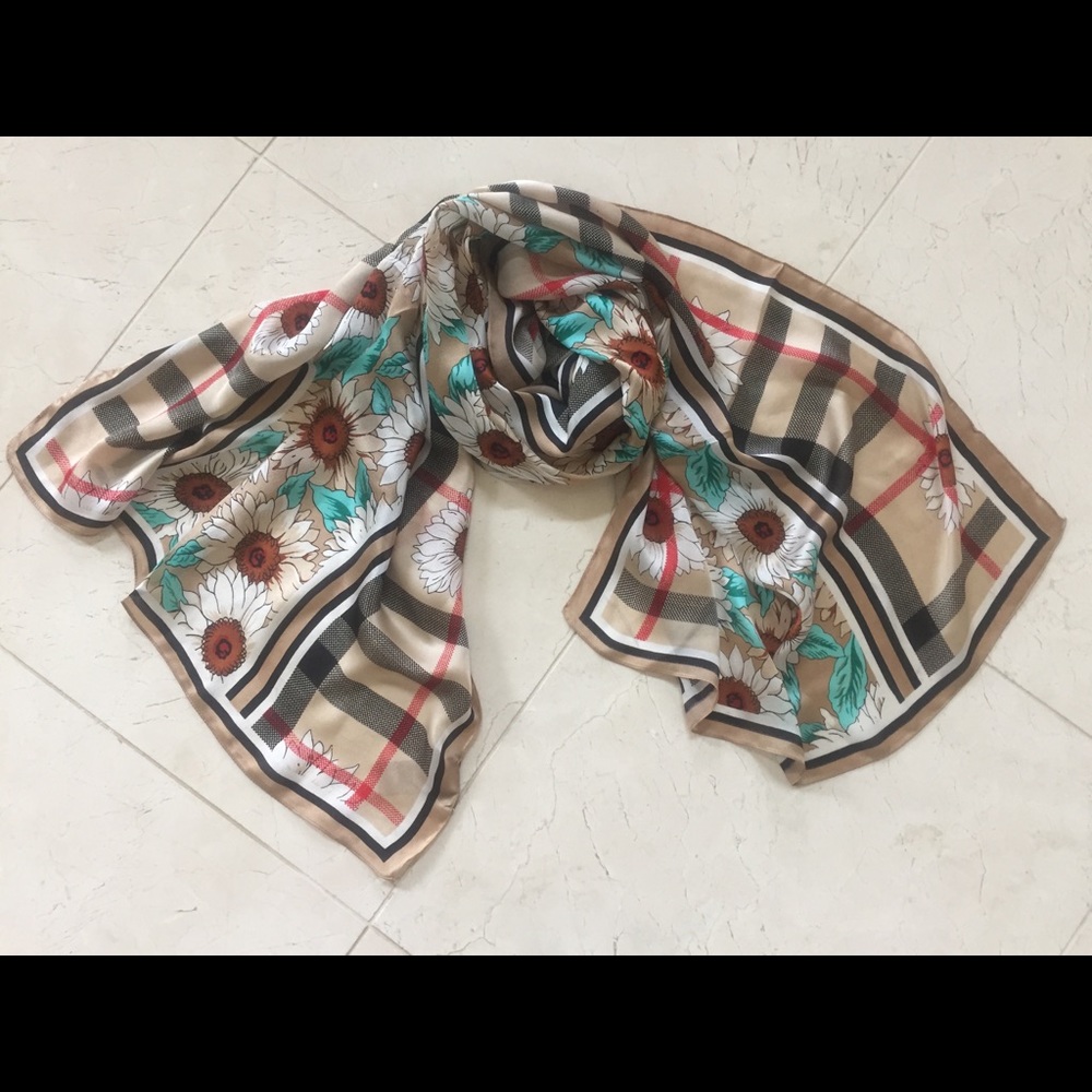 Burberry silk scarf